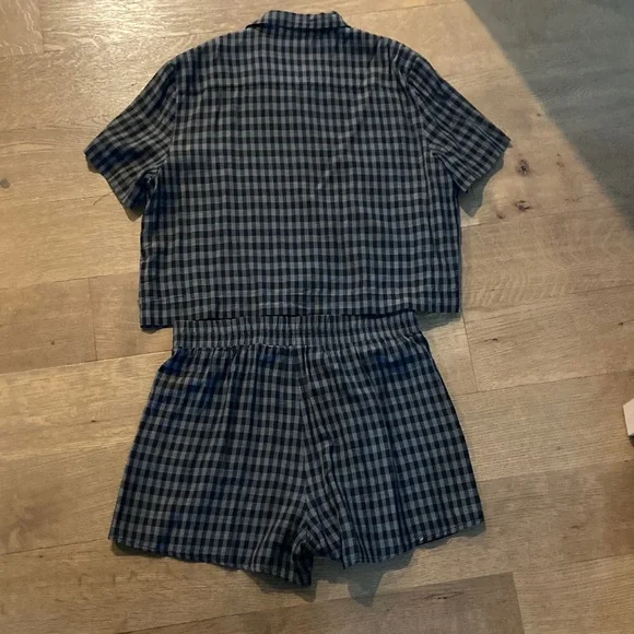 Babaton Black and White Plaid Two Piece Set - Picture 5 of 5